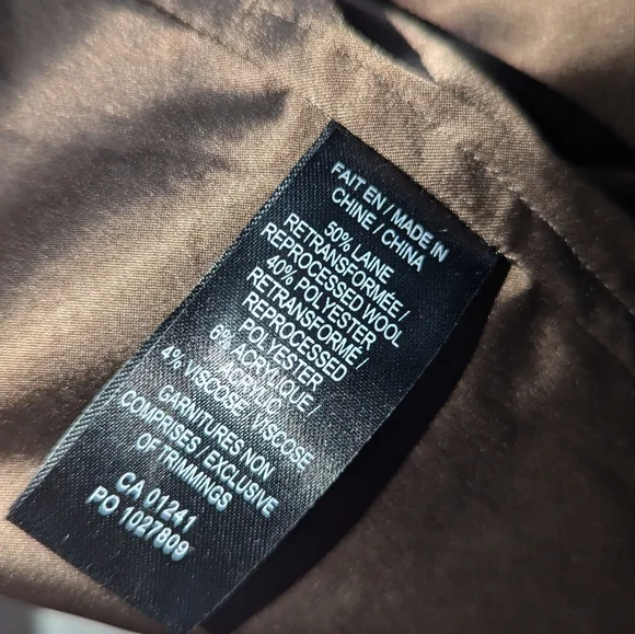 Brown Plaid Reprocessed Wool Pinafore Jumper Dress -Brand New, Preppy Fall Dress - Picture 5 of 6